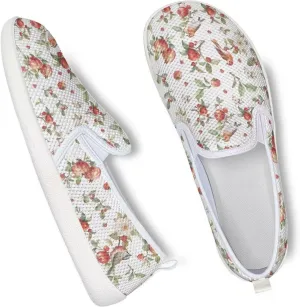 Women's Shoes Flats Casual Walking Tennis Shoes for Women Comfy Mesh Womens Slip On Shoes Casual Wide Ladies Non Slip Shoes