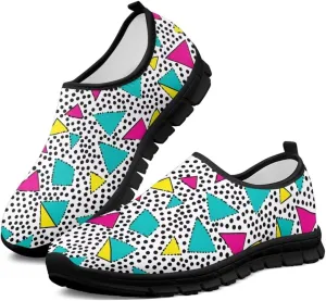 Women's Slip On Walking Shoes Anti Slip Casual Running Stylish Mesh Lightweight Sneakers