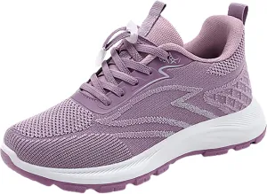 Women's Slip on Walking Shoes Comfy Knitted Non Slip Comfortable Running Shoes Breathable Mesh Sports Workout Tennis Shoes Lightweight Fashion Sneakers