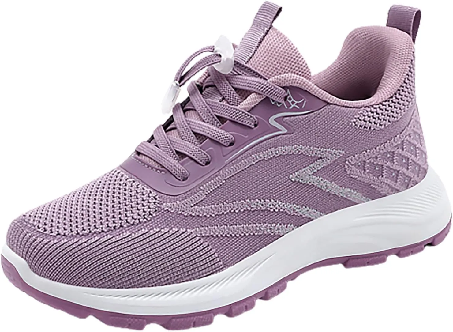 Women's Slip on Walking Shoes Comfy Knitted Non Slip Comfortable Running Shoes Breathable Mesh Sports Workout Tennis Shoes Lightweight Fashion Sneakers