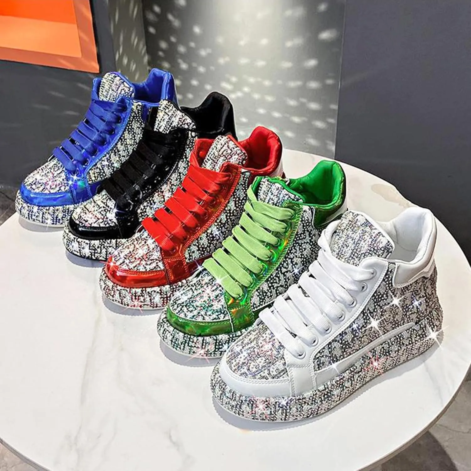 Women's Stylish Walking Shoes, Lightweight Athletic Sneakers with Arch Support for Running, Training, and Casual Outfits
