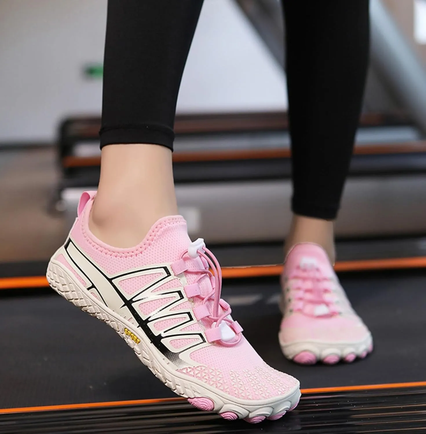 Womens Walking Shoes Slip on Comfy Knitted Non Slip Vintage Wide Running Shoes Breathable Gym Workout Shoes Fashion Lace Up Sneakers
