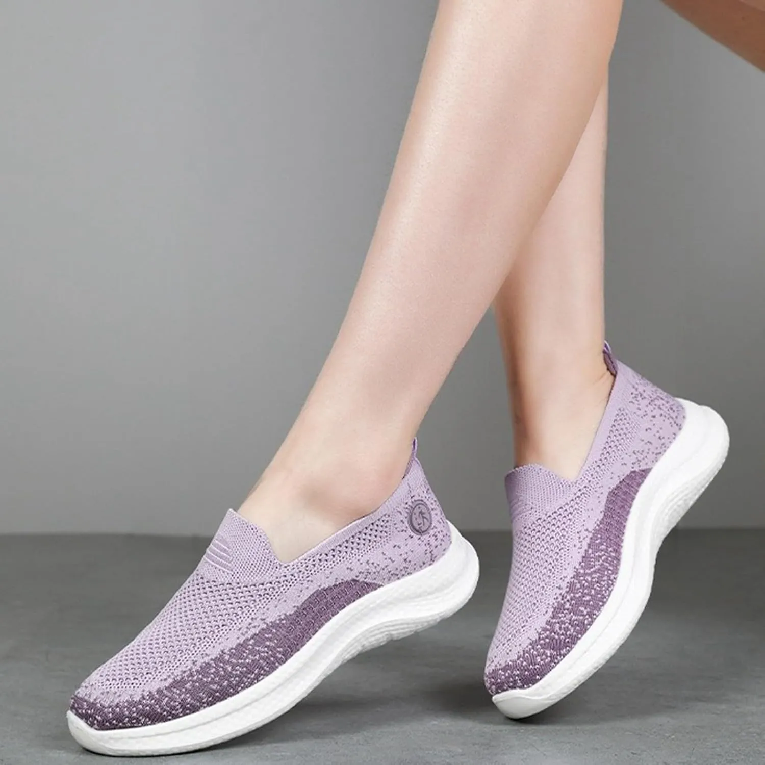 Women's Walking Shoes Slip On Running Sneakers Summer Casual Gym Workout Tennis Comfortable Casual Sports Shoes