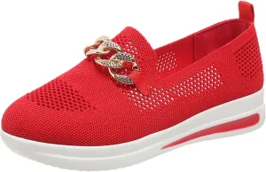 Womens Walking Shoes Trendy Orthopedic Shoes Breathable Mesh Loafers Wide Walking Sneakers Lightweight Non Slip Shoes