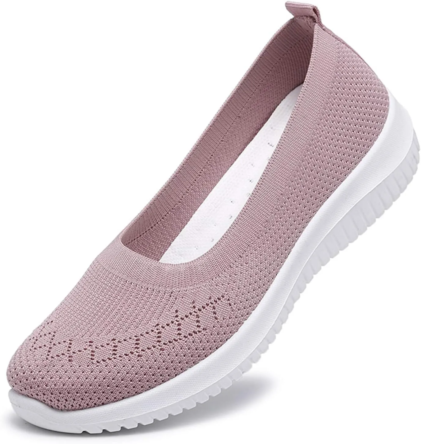 Womens Woven Orthopedic Breathable Soft Shoes Go Walking Womens Breathable Walking Shoes Slip On Mesh Knitted Flats Gym Sneakers Lightweight Casual Easy Shoe Arch Support Orthopedic Flat Footwear
