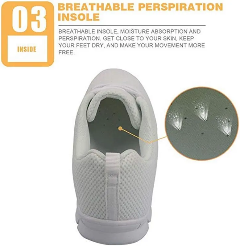 XYZCANDO Stylish Athletic Shoes Athletic Sneaker Women Shoes Sneakers Breathable Mesh Running Shoe